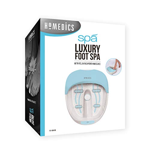 Homedics FS150 Bañera de Hidromasaje, Mantiene el Agua Caliente, Terapia Magnética, 4 Imanes Colocados en los Puntos Básicos de Reflexología