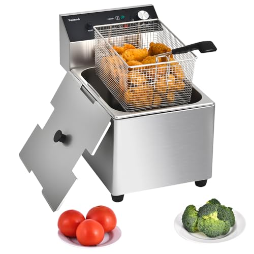 1700W 14Qt Stainless Steel Fryer