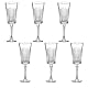 Tefrine Champagnerflöten, 6 Stück, langer Stiel, Kristallgläser, elegante Champagnergläser für Hochzeiten, Feiern und Mimosen, 200 ml, hochwertiges Design