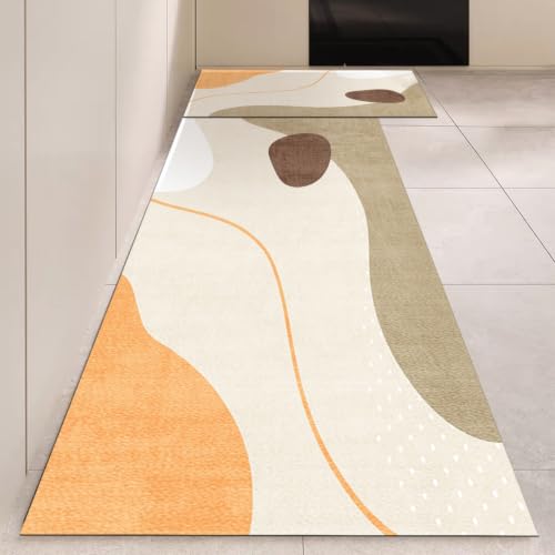 Alfombra vinílica de cocina moderna de 50x80 cm ideal para dar calidez al pasillo 2