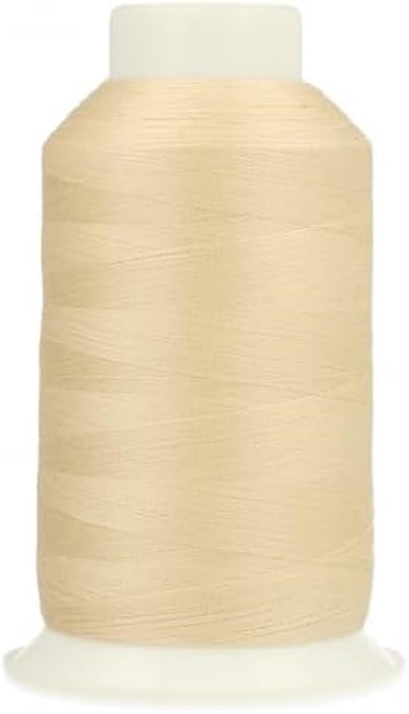 Madeira M9128-8821 Overlock-Gewinde, Polyester, 8821 Ecru/Gelb, 2500 m, meter