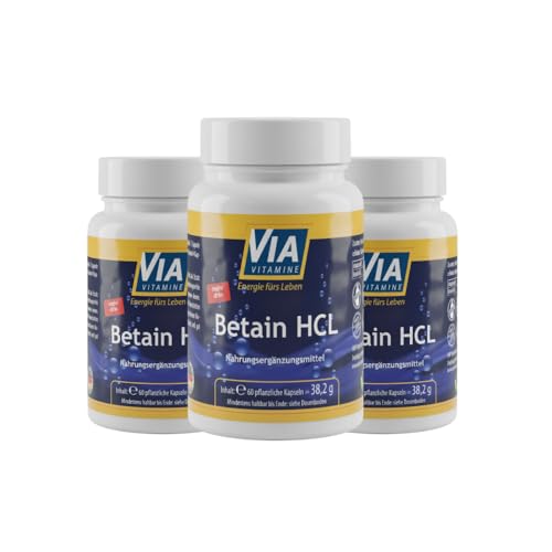 Betain HCL 3-er Sparpack von Via Vitamine