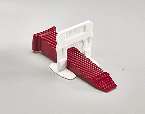 T-Lock Tm 1/8" (3Mm)" Perfect Level Master Tm Professional" Anti Lippage" Tile Leveling System - (Spacers Only), Red Wedges Not Included And Sold Separately! (250 Clips) #TOP5