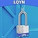 Padlocks with Same Key, LQYN 48 Pcs Laminated Keyed Padlock (1-9/16