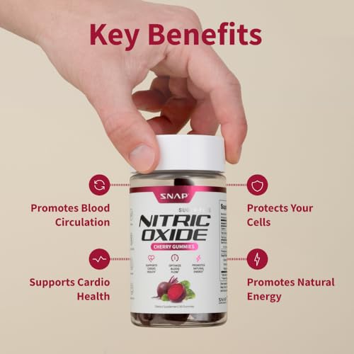 Snap Supplements BEET_ROOT Sugar Free Nitric Oxide Beet Root Gummies thumb #4