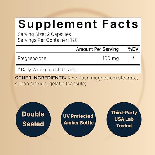 NatureBell Pregnenolone 100 mg Capsules