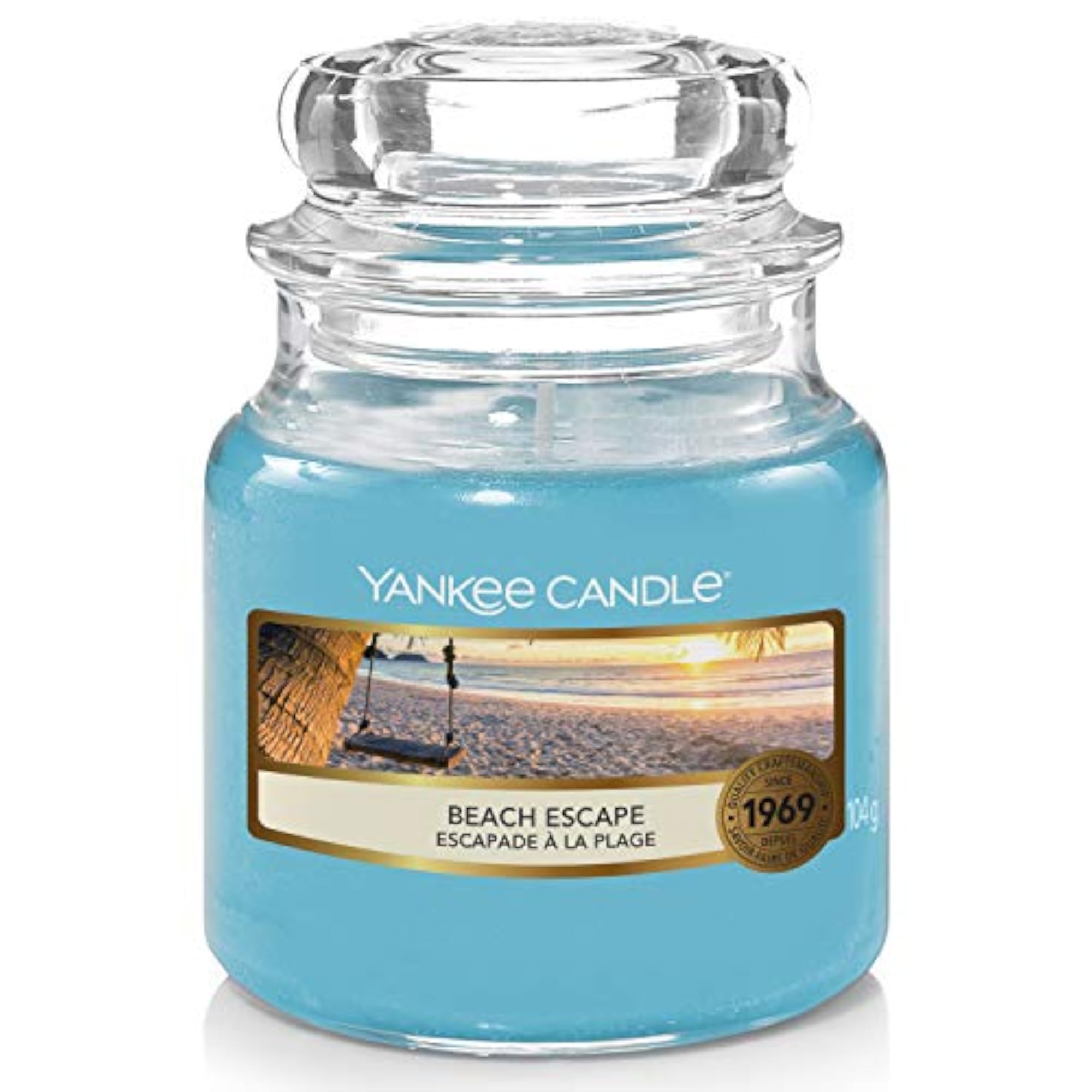 Beach Escape Scented Candle, Premium Single Wick