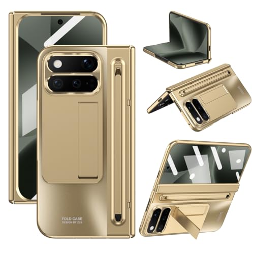 Coque Google Pixel 11 Pro Fold antichoc avec porte-stylet et support intégré