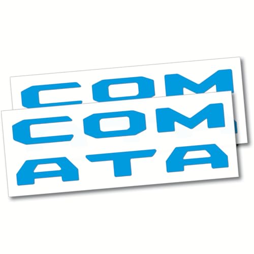 Image of (2 Sets) Prime Series UV Weatherproof Vinyl Decals Precut Letter Inserts Compatible Fits Tacoma Tailgate 2024-2026 (Gloss Blue)