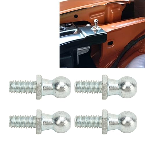 4pcs 13mm Kugelschstene mit Hardware 5/16in 18 Gewinde Lange Haltbarkeit für Gasstreben -Gaslift -Stützkugel Runde Kugelschrauben Runden Kugelschrauben
