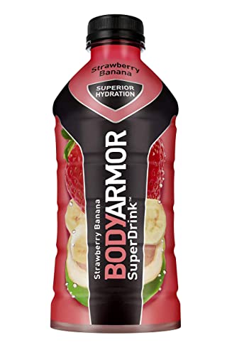 Bodyarmor Superdrink, Electrolyte Sport Drink, 28 Oz, Pack Of 12 (Strawberry Banana) #TOP6
