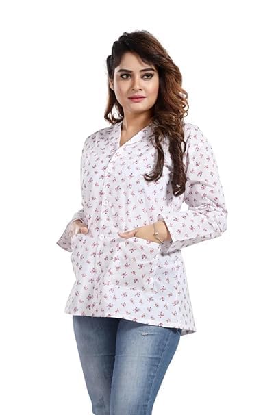 abrav Women's/Girl's Cotton Floral Printed Summer Coat with Pocket | Helps to Protect From Sunrays||summer coat for women|-picture-27