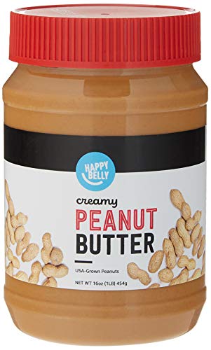 Amazon Brand - Happy Belly Creamy Peanut Butter, 16 Ounce