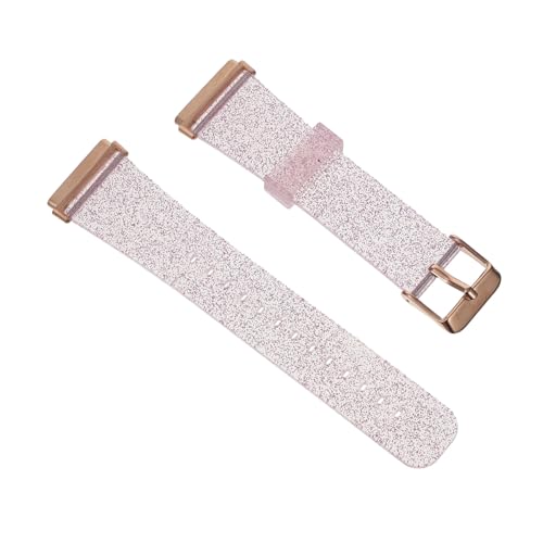 Correa de silicona para reloj Fitbit pulsera brillante para deporte