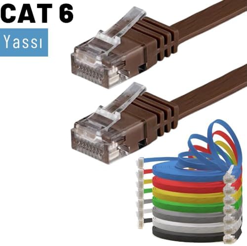 IRENIS CAT6 Kablo Yassı Ethernet Network Lan Ağ İnternet Kablosu - Görsel 5