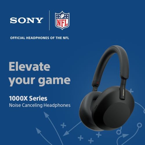 Image of Sony WH-1000XM5 Best Active Noise Cancelling Wireless Bluetooth Over Ear Headphones with Mic for Clear Calling,Battery Life 30 Hours -Black