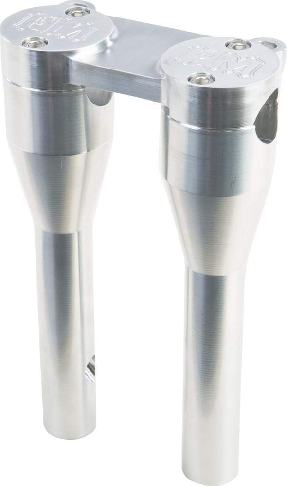 825-05007 Handlebar FM Risers with Gauge Mount Tabs - 11in. - Raw