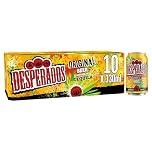 Desperados Tequila Beer Cans 10 x 330 ml, 5.9% ABV Multipack, Lager Beer with a Twist of Tequila, Refreshing Taste with Lemon and Spicy Notes, optimum for Parties and Festivals, Best Serve Chilled
