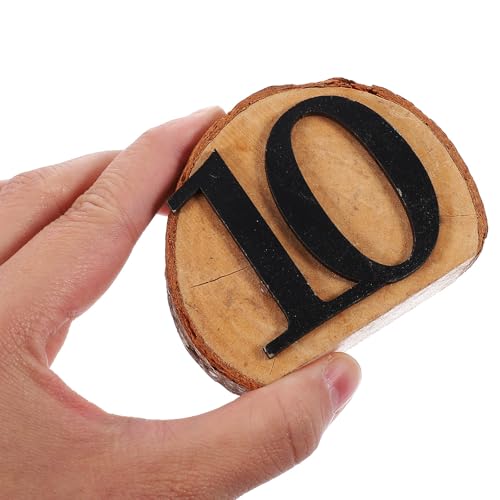 Numéros de table en bois support mariage signalisation banquet réutilisable