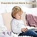Pro Goleem Toddler Pillow with Muslin Cotton Pillowcase, 13x18 Soft Toddler Pillows for Sleeping Kids Pillow Child Pillow Machine Washable Perfect for Bed, Toddler Cot and Travel, Beige