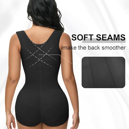 Image of M MYODRESS Fajas Colombianas Moldeadoras Shapewear Tummy Control Full Body Shaper Post Surgery Compression Garment Shaping