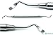 Dental Bone Scraper Grafting Curved Blade Double Ended Surgical Implant Instruments