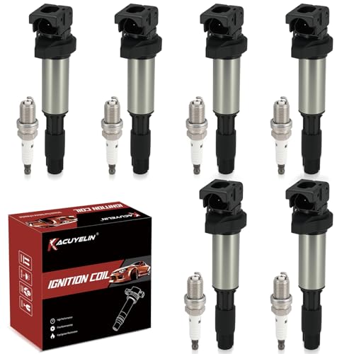 UF522 Ignition Coil Pack and Iridium Spark Plugs Set of 6