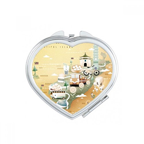 Miroir de poche Taipei voyage compact et mignon multicolore - 2