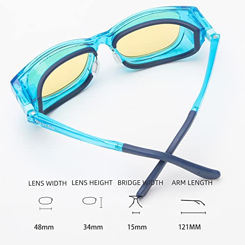 Image of Kids Dry Eyes Relief Eyeglasses, Blue Light Blocking, Moisture Chamber Glasses, Computer Reading /Gaming /TV /Phones Glasses for Children,Anti Eyestrain (Blue)