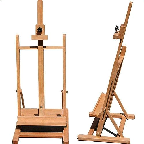 KMYG Adjustable Large Artist Painters Wood Table Easel Floor Stand Display Sketch Abin Easel for Painting canvases Painting Easel Tabletop Easel Easel Table top Easel Table Easel Artist Supplies