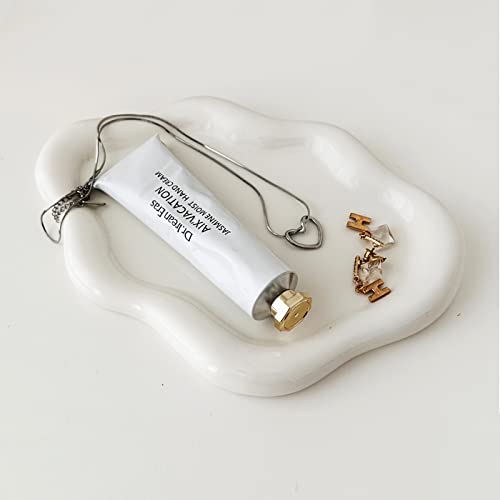 MDFAYE Jewelry Dish Trinket Tray for Women, Ring Dish Holder, Unique...