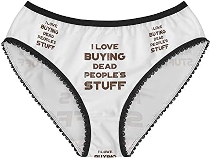 I Love Buying Dead Panties, I Love Buying Dead Underwear, Briefs, Cotton Briefs, Funny Underwear, Panties For Women