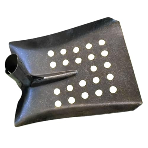 Toyvian Pala de Limpieza Multiusos para Estiércol de Aves de Corral Herramienta de Metálica para Limpieza de Diseño de Boca Grande y Ancha Resistente y Práctica