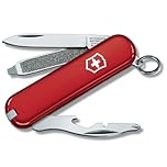 Victorinox Rally Swiss Army Knife Small, Multi Tool, 9 Functions, Bottle Opener, Screwdriver, Red