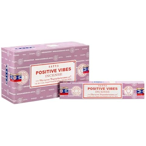 Satya Nag Champa Positive Vibes Incense Sticks Cover