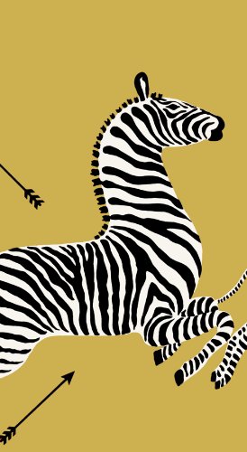 Entertaining with Caspari Guest Towels, Zebras Gold, Pack of 15