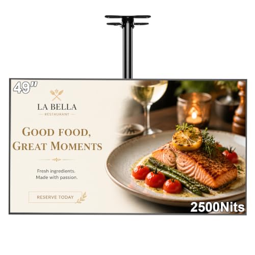 Image of 49inch Digital Signage Display, 4K 2500nits High Brightness Digital Signage