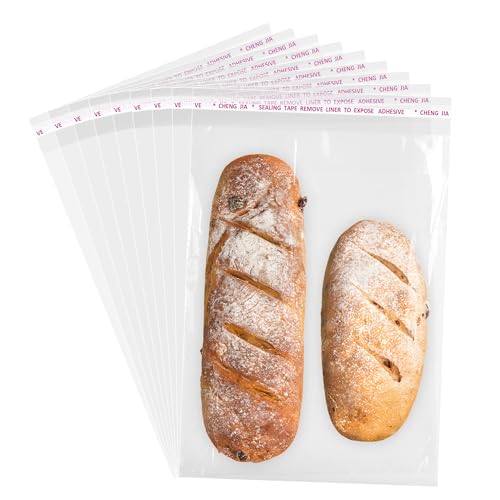 JOYIT 200 sacs cellophane 8x12 auto-collants transparent emballage