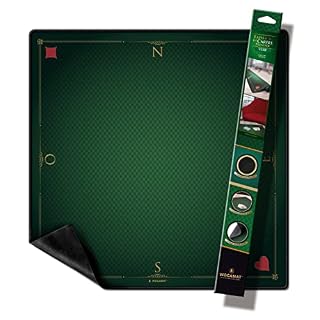 WOGAMAT tapis de cartes néoprène vert, carré 60 x 60 cm