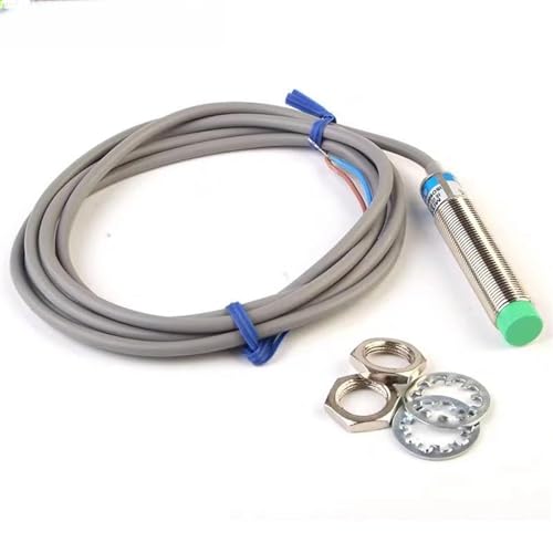PJJYSVZP Interruptor de proximidad, Sensor inductivo de Metal, CC 10-36 V, CA 220 V, 2/3 Hilos, 2/4/8 mm, NPN, PNP, NA, NC, Resistente al Agua, LJ12A3-4-Z/BX, M8, M12, M18(LJ12A3-4-Z by)