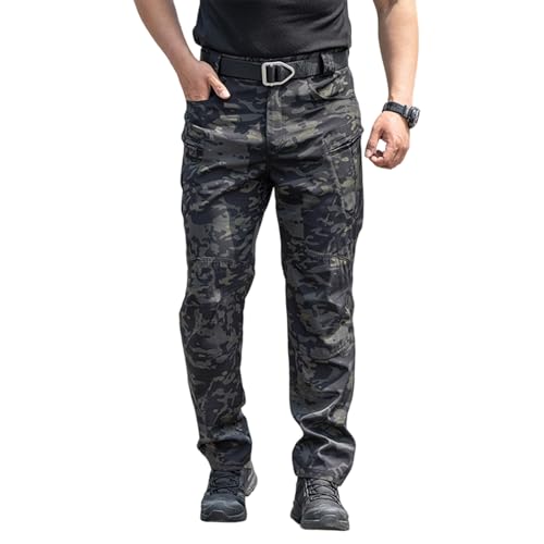 Générique Pantalon Cargo Homme Militaire, Chasse Cargo Chantier Randonnée Pantalon De Travail Peche Tactique Treillis Treillis Militaire Homme Trekking...