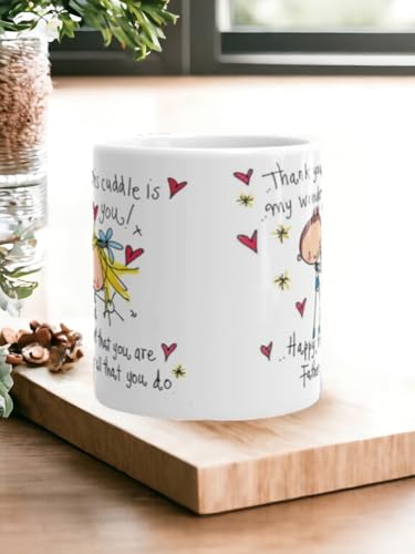 Image of Better Gift Flowers Happy Father's Day with Message Mug, Round Shaped Multicolor Themed Coffee Mugs, Mug for Gifting, Gifting Items for Family, Friends & Closed Ones