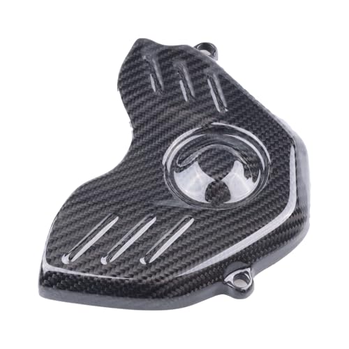 Image of 100% Real 3K Carbon Fiber Sprocket Cover Fit for Honda 2007-2026 CBR600RR CBR 600RR Glossy Twill Weave nt01