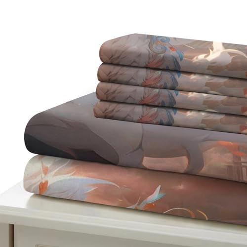Housse de couette renard 3D hypoallergénique en microfibre douce - 7