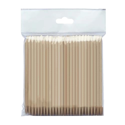 Bâtonnets en bois pour manucure Staleks Pro double embout précis