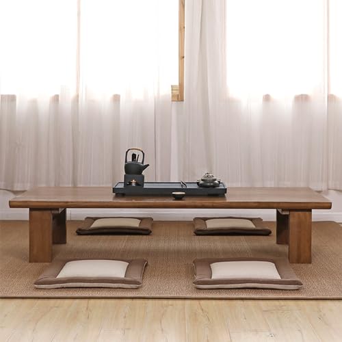 Table basse moderne pour salon style japonais et moments conviviaux au sol