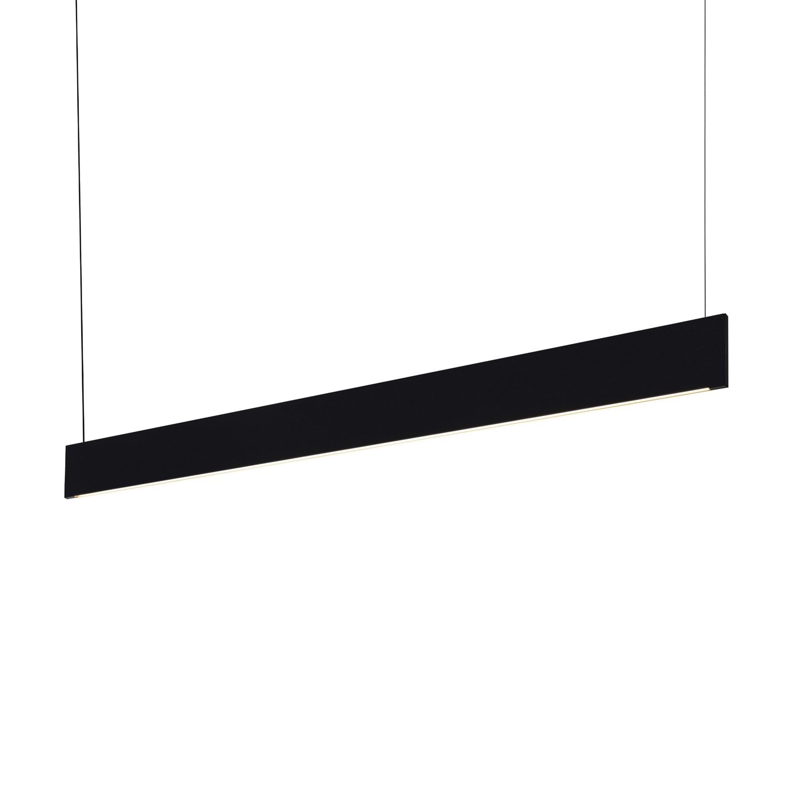 Ideal Lux STEEL kolekcja wisząca, 1 x zintegrowane światło LED, czarne, aluminium