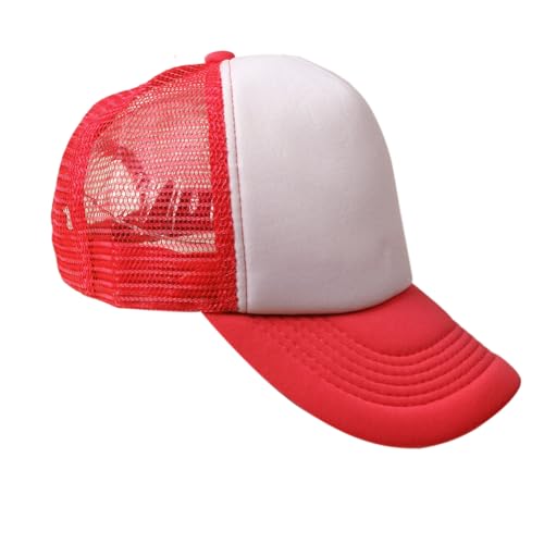 Image of TZ Promise Men Women Foam Trucker Hat Mesh Cap Solid Colors Lightweight with Adjustable Snapback Collection