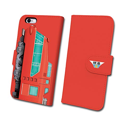 ダイビ 鉄道スマホケース No.14 名古屋鉄道株式会社商品化許諾済 iPhone5/5s/SE tc-t-014-5, レッド