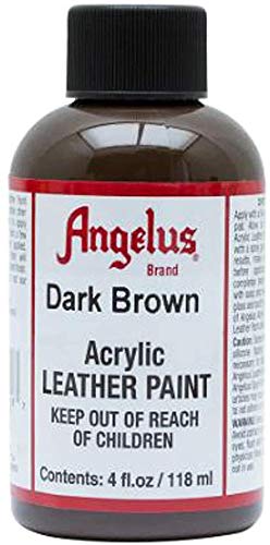 AngelusLeather Paint 4 Oz Dark Brown 1